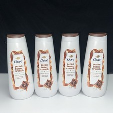 4 PACK NEW Dove PECAN BUTTER CRUNCH Body Wash 20oz each