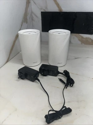 TP-Link Deco BE65 BE11000 Whole Home Mesh WiFi 7 System Tri-Band 2.5G (2 Pack) - image 1 of 3