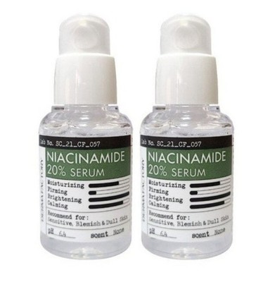 Derma Factory Niacinamide 20% Serum 30ml 2pcs Set Pore Brightening K-Beauty