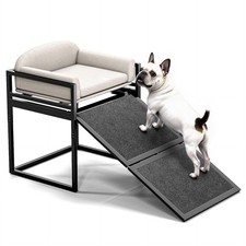 Non Slip Dog Stairs Ramps for High Bed Extra Wide Seat Chairs Mate for Small
