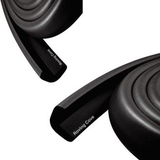 Edge Protector 12 Foot Large Heavy Duty Soft Foam Black Roving Cove HeftyFit