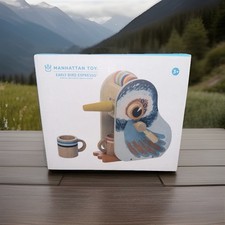 Colorful Bird Kids Coffee/Espresso Machine- Pretend Play Kitchen- Unique Toy