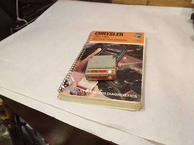 OTC SYSTEM 2000 MONITOR 2000 Cartridge & Manual 83-88 Chrysler