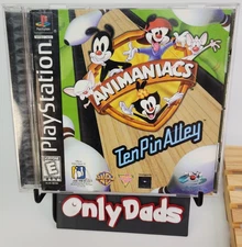 Animaniacs: Ten Pin Alley (Sony PlayStation 1) CIB VGC Black Label Tested PS1