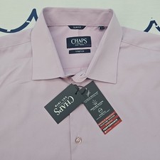 Chaps Ralph Lauren Purple Slim Fit Stretch Dress Shirt Size XL New With Tags 