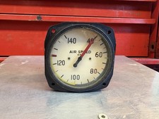 Vintage Aircraft Air Speed Indicator In Miles An Hour