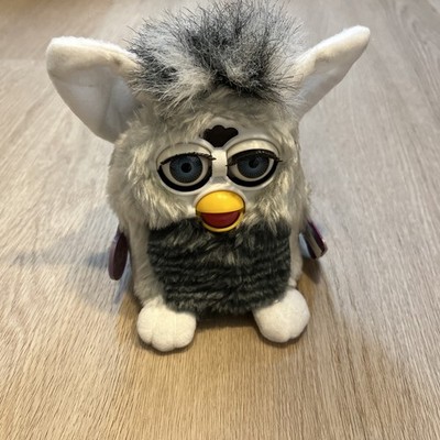 VTG 1999 ORGINAL Tiger FURBY BABIES Black and gray   WORKS