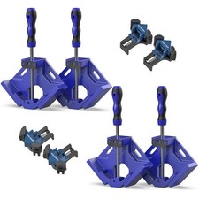 Karryton 90 Degree Corner Clamp Set 4 Pack Aluminum Alloy Swing Jaw Corner