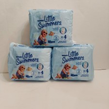 Huggies Little Swimmers Size4 Disposable Swim Diapers Pants Nemo 18ct Lot of 3