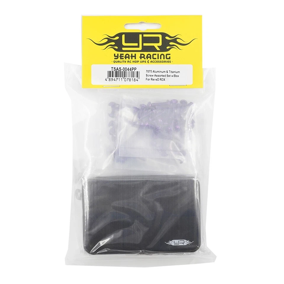 Yeah Racing 7075 Aluminum & Titanium Screw Set For ReveD RDX Drift #TSAS-0044PP - Image 2 of 2