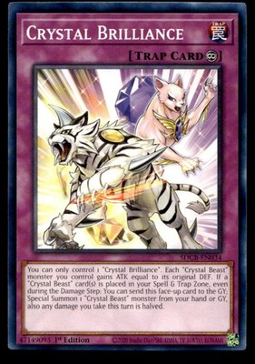 Crystal Brilliance Structure Deck: Legend of the Crystal Beasts SDCB-EN034 MP Yu
