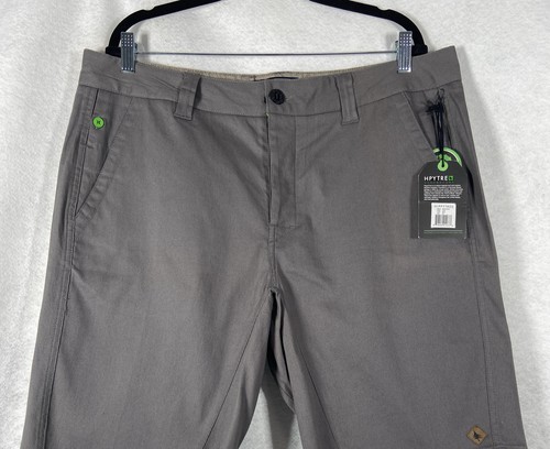 Pantalones Cortos Hippytree Scout Para Hombre Grandes Gris División Nómada Mezcla de Algodón Nuevos - Imagen 3 de 13