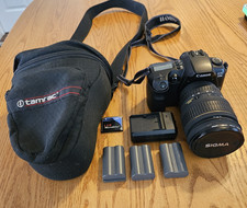 Canon EOS 30D 8.2MP Digital Camera Tested w/ 28-70m Sigma Zoom Lens w/ accessory