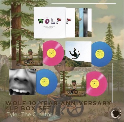 Tyler, The Creator WOLF 10 Year Anniversary 4 LP Vinyl Box Set   New SEALED
