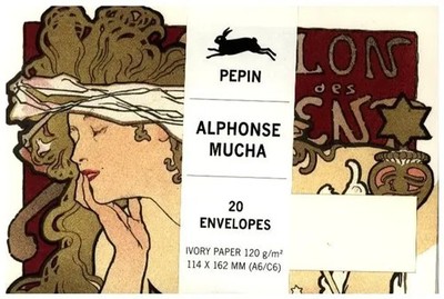 Alphonse Mucha | Envelopes (C6) | Pepin van Roojen | Englisch | 2024