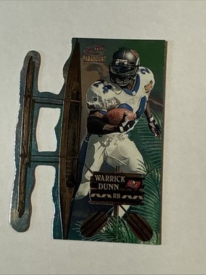 1998 Pacific Paramount Warrick Dunn Pro Bowl Die Cuts #19 Buccaneers SHARP