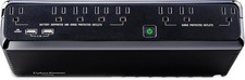 700VA UPS Battery Backup 8 Outlets Slim Profile
