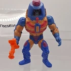 Vtg MAN-E-FACES Motu Masters Of The Universe He-Man Action Figure Complete 6-19