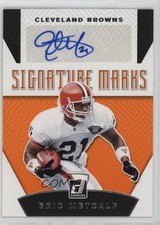 2019 Panini Donruss Signature Marks Eric Metcalf #SM-36 Auto a8r