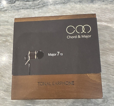 Chord & Major Major 7'13 In-Ear Earphones Wired 3.5mm 1.2m Brown Black