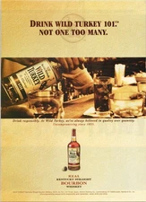 Austin Nichols Wild Turkey 101 Bourbon Whiskey Original Print Ad 2006