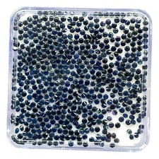 200 Pcs Saphir Bleu Naturel 1,5 Mm Rond Taille Diamant Calibré Gemmes Libres