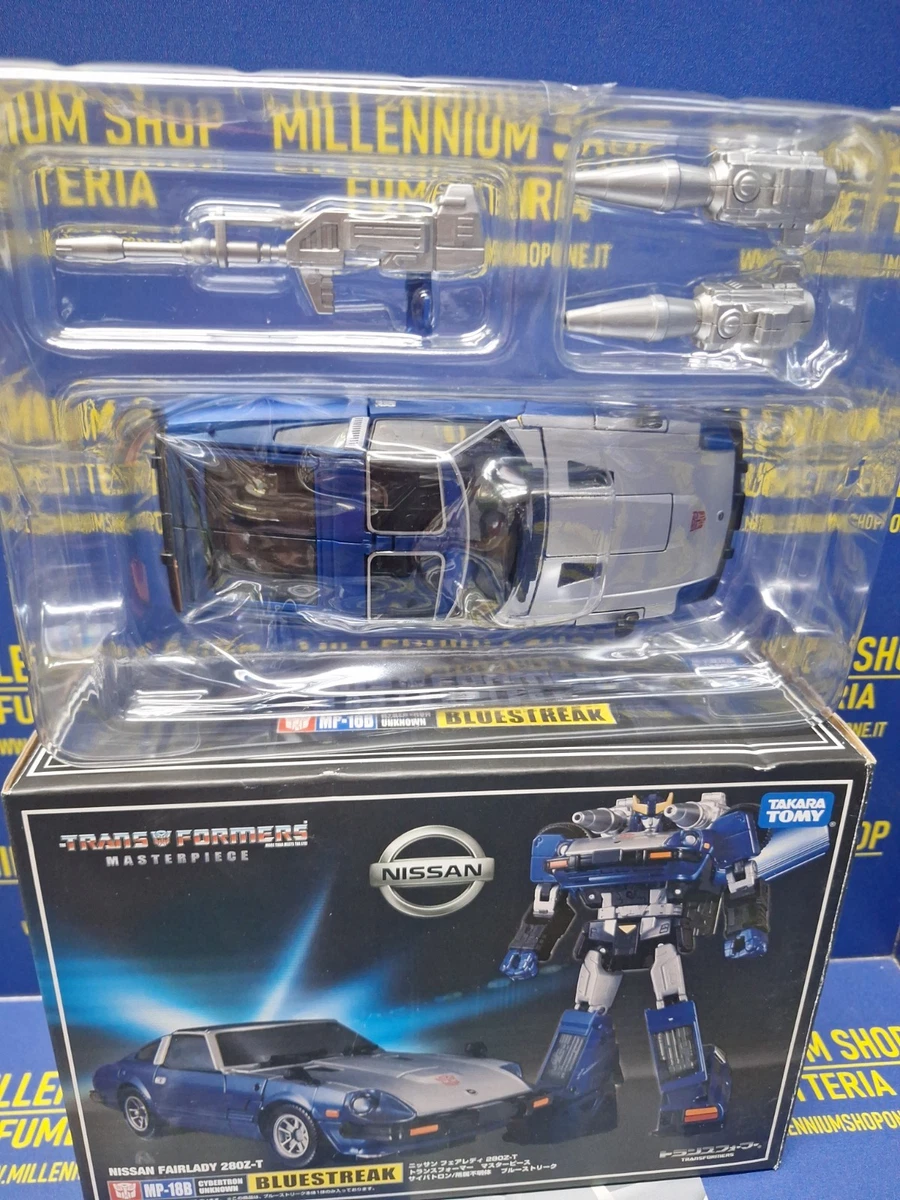 Mp-18b Bluestreak + Coin Transformers Obra Maestra Original Takara Tomy
