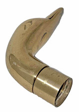 classic brass duck / goose head threaded handle for walking cane / umbrella