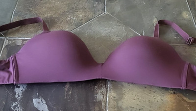 36DD Auden The Bliss Full Coverage Plunge Lightly Padded Wireless Bra w/ J Hook