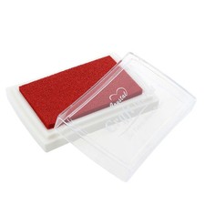 2X(Ink Pad Ink Color Red Fingerprint Gift for Children N8X4)2916