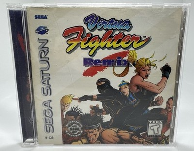 Virtua Fighter Remix (SEGA Saturn, 1995) Complete w/ Manual Not For Resale CIB