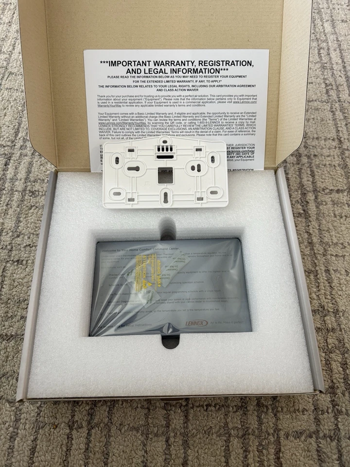 Lennox 22V24 iComfort S40 Ultra Smart Programmable Thermostat 7" HD Display. - Image 4 of 4