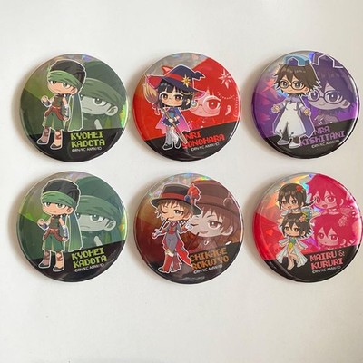 Durarara Big Hologram Can Badge Set Collectible 15+