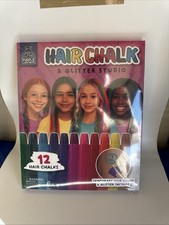 12 Colors Hair Chalk for Girls Washable Hair Dye - Birthday Gifts for Girl Ages
