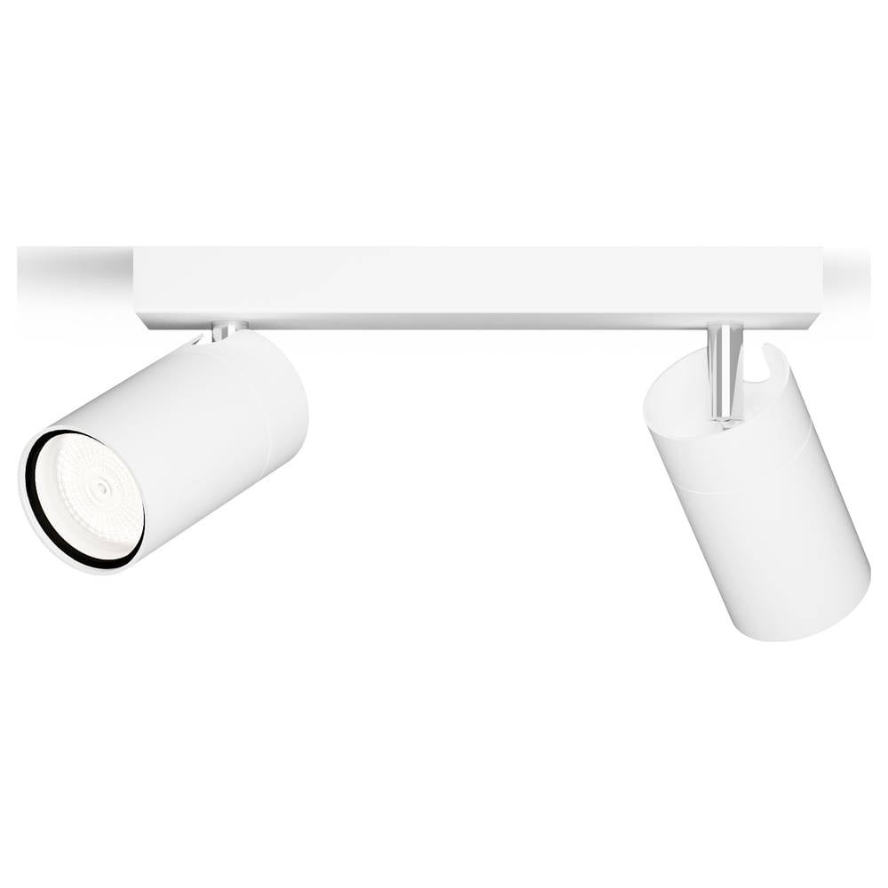 Spot de plafond GU10 blanc Philips Idris pour en finir avec les pieces sombres