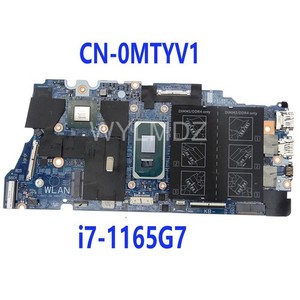 For   Inspiron 5502 5402 Laptop Motherboard 19861-1 i7-1165G7 MX330 CN-0MTYV1 *u