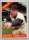 1966 TOPPS #160 WHITEY FORD NEW YORK YANKEES