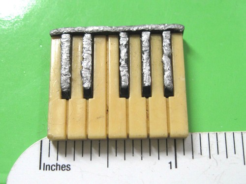 PIANO keys - hat pin , tie tac , lapel pin , hatpin GIFT BOXED