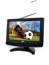 Tyler TTV706 10” Portable Widescreen 1080P LCD TV w/ Det. Antennas, HDMI, USB...