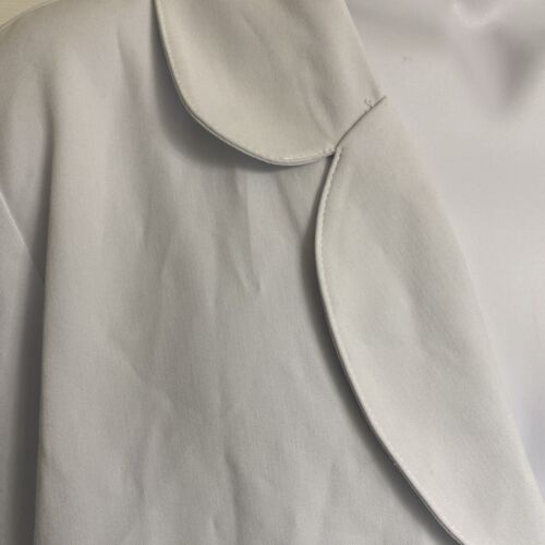 Grey's Anatomy by Barco Light Blue Round Collar Belt Lab Coat Uniform Pocket 2XL - Picture 4 of 7