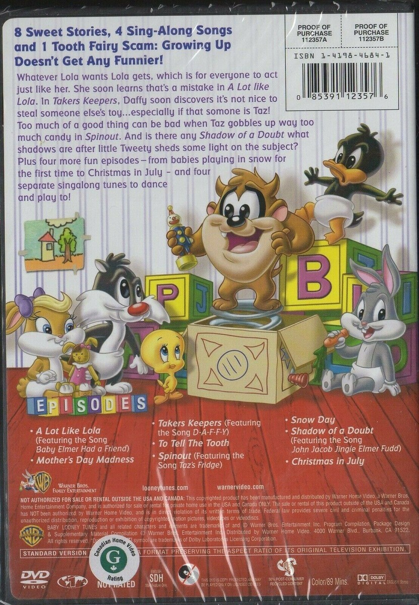 Baby Looney Tunes Vol 4/Tooth Fairy Tales(New DVD)