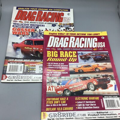 Drag Racing magazines Feb/ May 2001 Mallicoat bros NSCA Kentucky ...