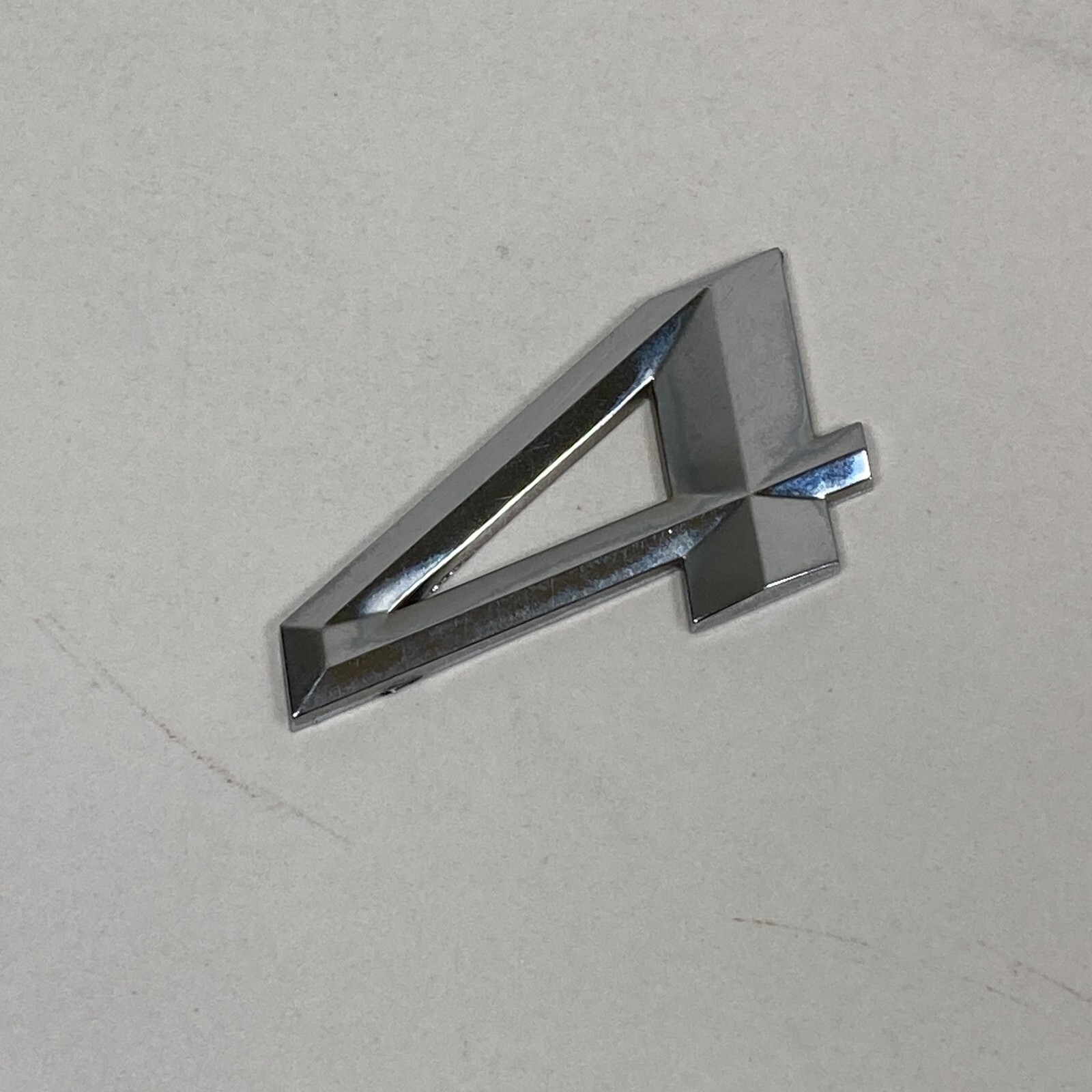 2002-2005 BMW 745i Emblem Logo Numbers '4' Badge Rear Tailgate Trunk Chrome