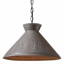 Roosevelt Hang  Light with Willow in Kettle Black Tin
