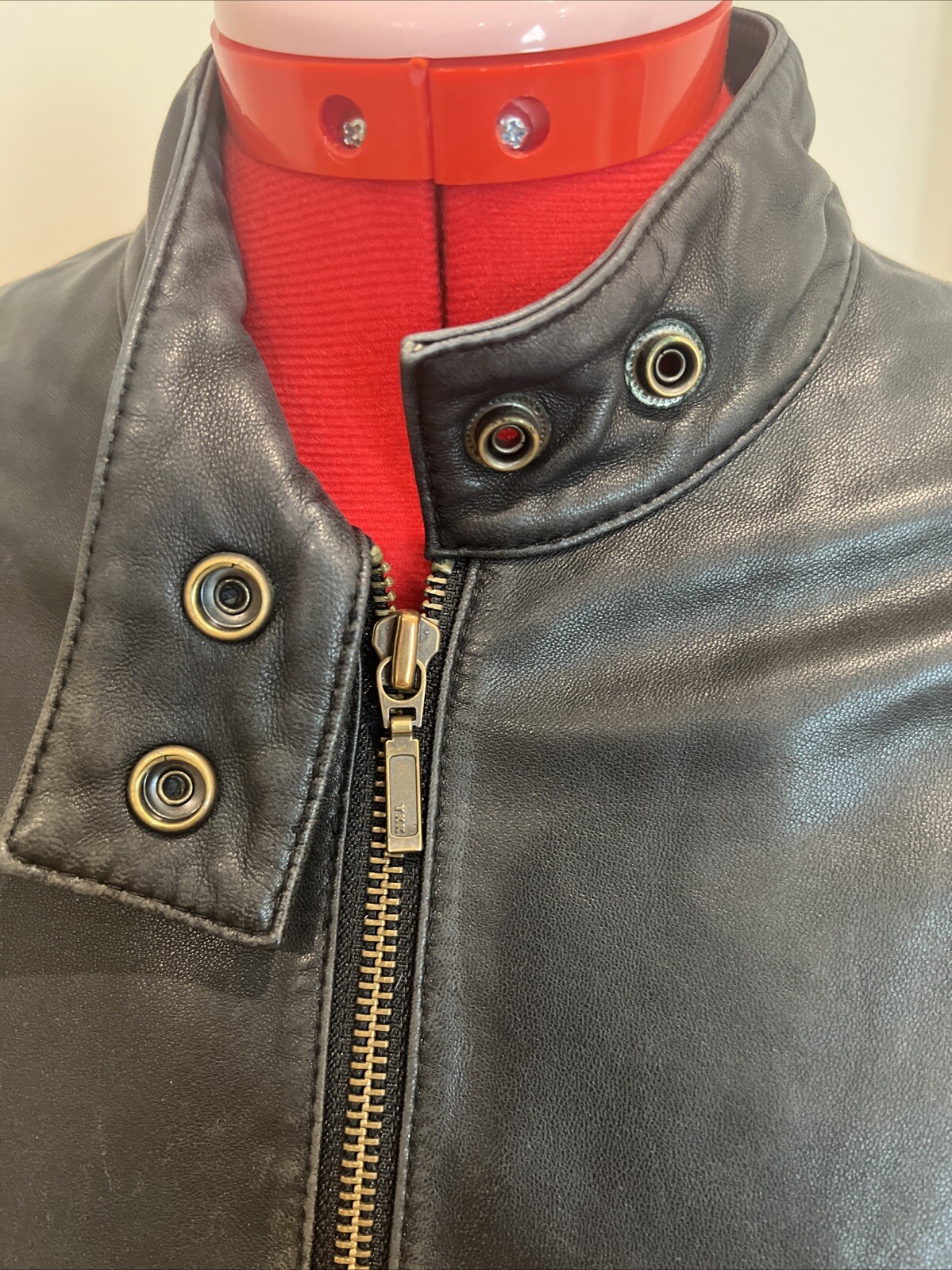 ModaInternational Leather Jacket Size Small - image 3