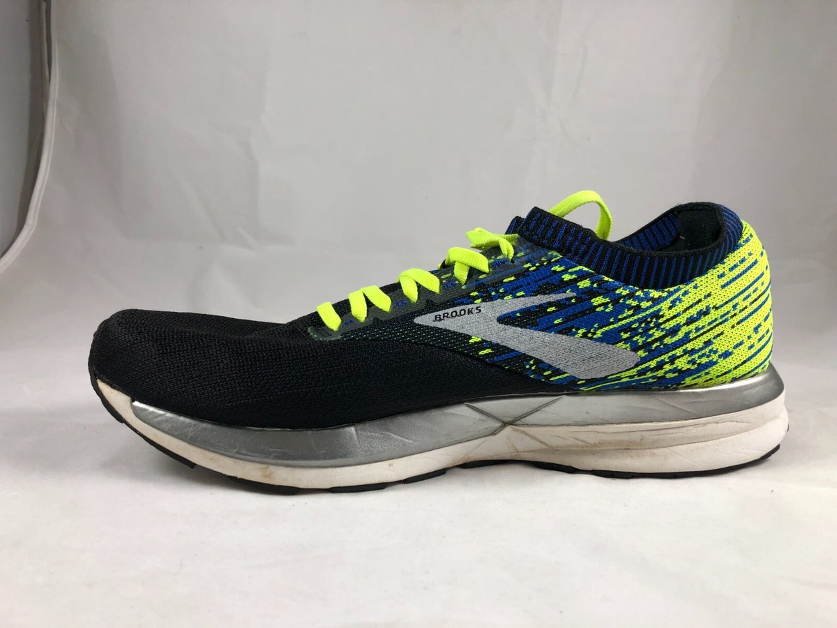 BROOKS Ricochet Dna Amp Knit Blacknight Blue Running Shoes Mens 11