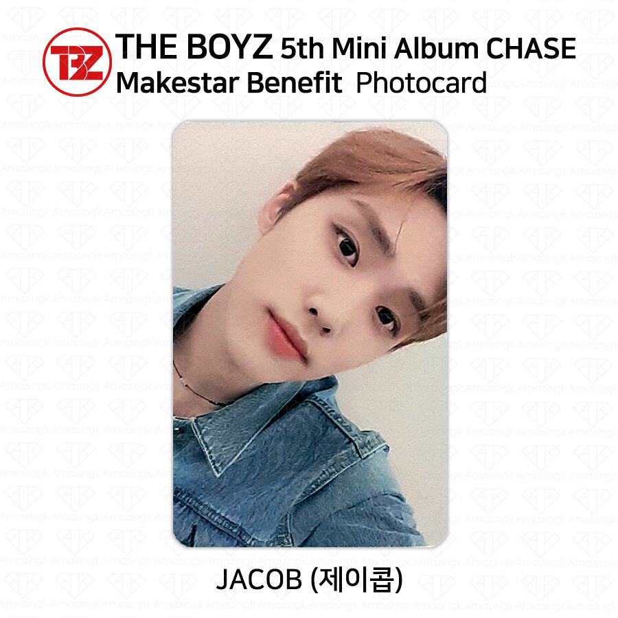 THE BOYZ 5th mini album Chase Official Photocard Makestar Benefit