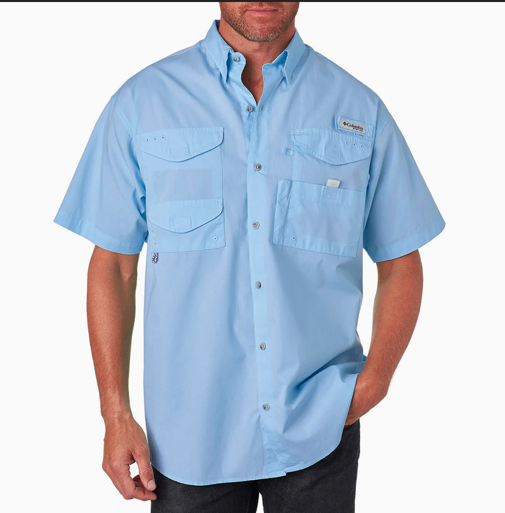 Chemise de pêche homme Columbia PFG ventilée manches