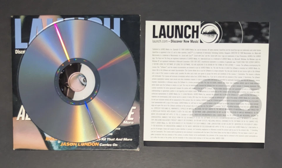 Alanis Morissette Launch 26 CD Rom Music Magazine 1999 Everlast Dru Hill Foto 3 de 4