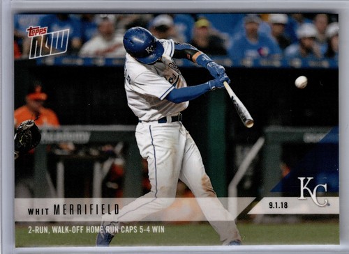 2018 Topps Now 670 Whit Merrifield